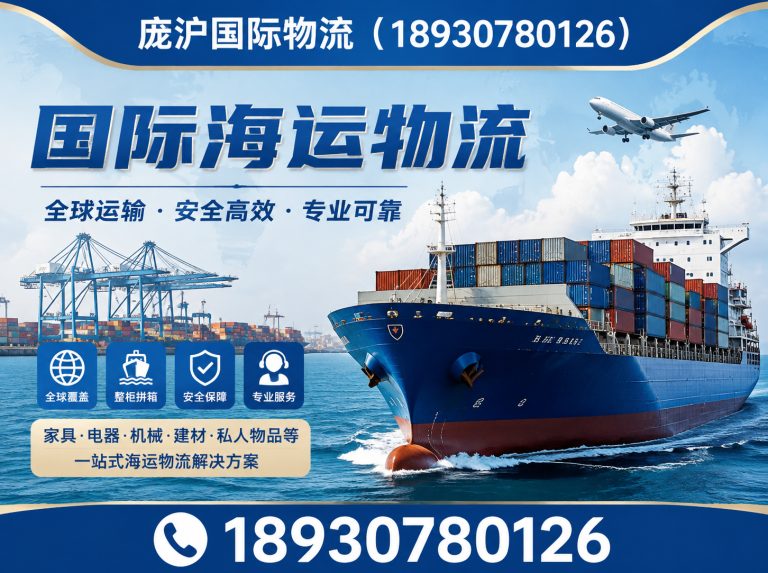 上海庞沪国际物流展示图